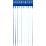 Пломба пластиковая сигнальная Альфа-МД 350мм, синяя