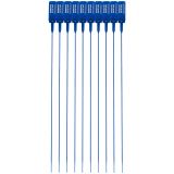 Пломба пластиковая сигнальная Альфа-МД 350мм, синяя