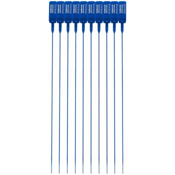 Пломба пластиковая сигнальная Альфа-МД 350мм, синяя