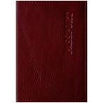 Обложка для паспорта OfficeSpace "Элегант", кожа, гранат