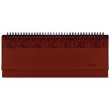 Планинг недатированный, 64л., 330*130мм, кожзам, Berlingo "Vivella Prestige", коричневый