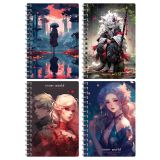 Записная книжка А6 80л. на гребне BG "Внутренний мир"