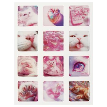 Наклейки гелевые MESHU 