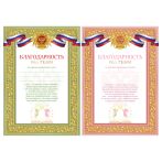 Благодарность родителям А4, BG, мелованный картон