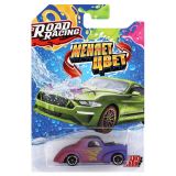 Машина игрушечная Технопарк "Road racing", металл., 7,5см, меняет цвет в воде, ассорти, в блистере