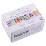 Краски по ткани Decola "Модные оттенки", 06 цветов, 20мл, картон