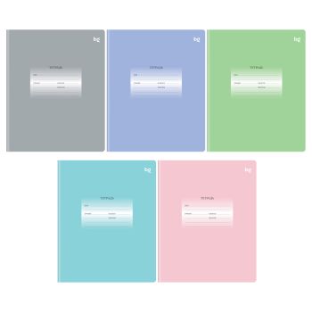 Тетрадь 12л., частая косая линия с доп. горизонтальной BG 