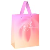 Пакет подарочный 18*23*10см MESHU "Peachy", матовая ламинация