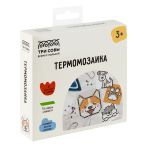 Термомозаика ТРИ СОВЫ "Любимые собачки", набор инструментов и аксессуаров, трафареты, картонная коробка
