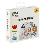 Термомозаика ТРИ СОВЫ "Любимые собачки", набор инструментов и аксессуаров, трафареты, картонная коробка