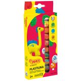 Пластилин растительный JOVI, 10 цветов ассорти, 15г, картон, европодвес