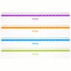 Линейка 20см Berlingo "Color", пластиковая, прозрачная