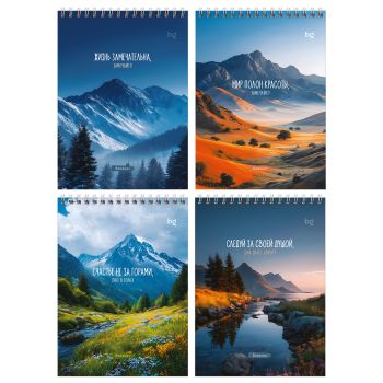 Блокнот А5 40л. на гребне BG 