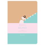 Тетрадь 40л., А5, точка на сшивке Greenwich Line "Баланс", матовая ламинация, тон. блок 80г/м2