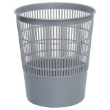 Корзина для бумаг СТАММ, 18л, сетчатая, серая