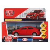 Машина игрушечная Технопарк "Kia Rio", KIA, металл., 12см, красный, инерционная, с подвижными элементами