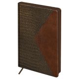 Ежедневник датированный 2026г., А5, 176л., твердый переплет, кожзам, BG "Reptile. Bronze", бронзовый, цветной срез, карман