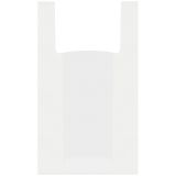 Пакет-майка OfficeClean, ПНД, 28+14*50см, 12мкм, белый