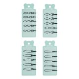 Заколки для волос MESHU, невидимки фигурные, 5шт., 6см, европодвес