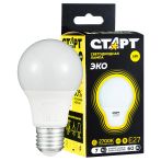 Лампа светодиодная Старт LED, серия "WS" 7W30, тип А "груша", E27, 2700К, теплый свет, 25000ч