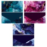 Конверт для денег MESHU "Акварель" 85*164мм, матовая ламинация, фольга, 3 дизайна