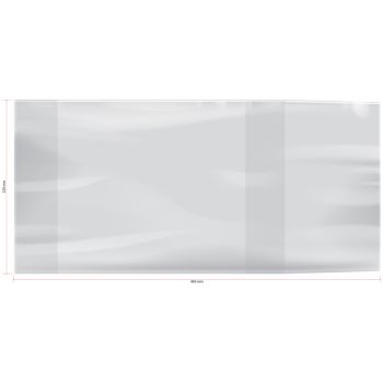 Обложка 220*450 для рабочих тетрадей, прописей, дневников в тв. переплете и учебников старших классов, ПЭ 150мкм, универсальн, ArtSpace,ШК