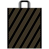 Пакет с петлевой ручкой Артпласт "Золотая полоса", 38*45+4см, 35мкм