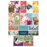 Конверт для денег Арт и Дизайн "Ассорти №38", 83*167мм, 20 дизайнов