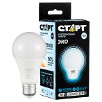 Лампа светодиодная Старт LED, серия "WS" 20W40, тип А "груша", E27, 4000К, нейтральный свет, 25000ч