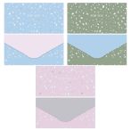 Конверт для денег MESHU "Панно" 85*164мм, матовая ламинация, фольга, 3 дизайна