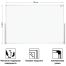Доска магнитно-маркерная OfficeSpace, 100*150см, двусторонняя, поворотная, мобильная, алюминиевый профиль, фиксатор положения