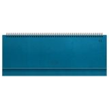 Планинг датированный 2026г., 64л., 330*130мм, кож.зам, BG "Winner.Dark teal", бирюзовый