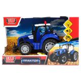 Машина игрушечная Технопарк "Трактор", пластик., 15см, свет-звук, инерционная, с подвижными элементами