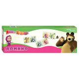 Настольная игра Домино Step Pazzle "Маша и Медведь", картонная коробка