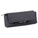 Пенал мягкий 1 отделение, 215*90*45 мм, Berlingo "Gray focus", полиэстер, внутренний органайзер, магнит