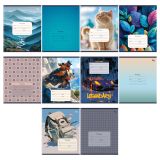 Тетрадь 24л., клетка BG "Микс-10", эконом