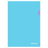 Папка-уголок Berlingo "Haze" А4, 200мкм, софт-тач, двухцветная, сиреневая/голубая