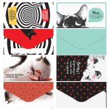 Конверт для денег MESHU "Забавные коты" 85*164мм, матовая ламинация, 4 дизайна