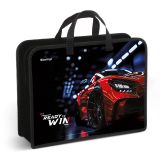 Папка с ручками 1 отделение, А4 Berlingo "Ready to win", 340*245*100мм, пластик, на молнии