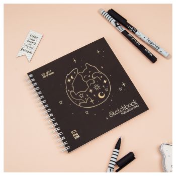 Скетчбук 60л., 150*150 MESHU 