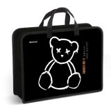 Папка с ручками 1 отделение, А4 Berlingo "Beast", 340*245*100мм, пластик, на молнии