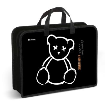 Папка с ручками 1 отделение, А4 Berlingo 