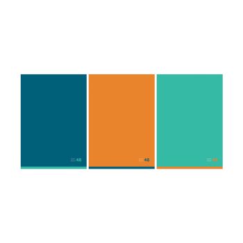 Тетрадь 48л., А4, клетка BG 