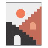 Тетрадь предметная 48л. Greenwich Line "Skyline" - Литература, "софт-тач" ламинация, тиснение фольгой, 70г/м2