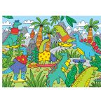 Пазл  120 эл. ТРИ СОВЫ "Современные динозавры"