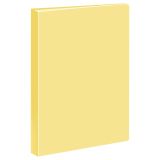 Папка с 40 вкладышами СТАММ А4, 21мм, 500мкм, пластик, пастель, желтая