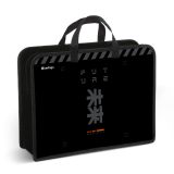 Папка с ручками 1 отделение, А4 Berlingo "Future Relic", 340*245*100мм, пластик, на молнии