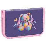 Пенал 1 отделение, 190*115 ArtSpace "Bear", фольга