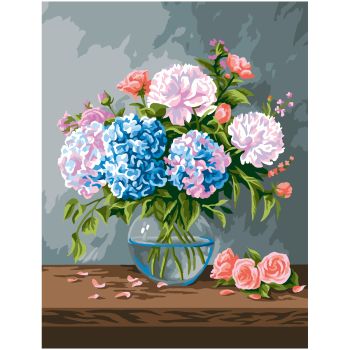 Картина по номерам на холсте ТРИ СОВЫ 