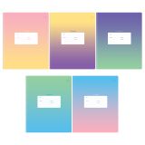 Тетрадь 18л., А5, клетка BG "Популярные цвета"